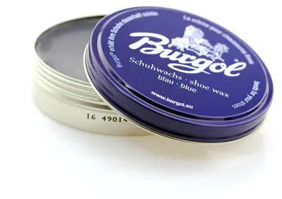 Produktbild von Burgol Schuhwachs - Shoe Wax - Schuhcreme 100ml Blau