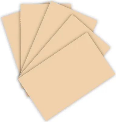 Produktbild von folia Tonpapier DIN A3 130 g/qm chamois 50 Blatt