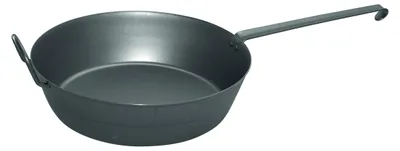Eisenpfanne Tirol 40 cm, kaltgeschmiedet, mit Gegenstiel