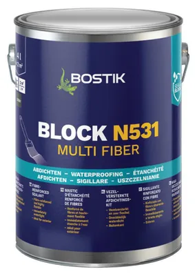 Zdjęcie produktu dla Uszczelniacz Z Włóknami Block N531 Bostik