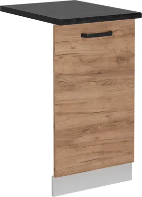 Produktbild von Geschirrspülblende Vicco R-Line Goldkraft Eiche 45 cm , AP Anthrazit, Model 55064
