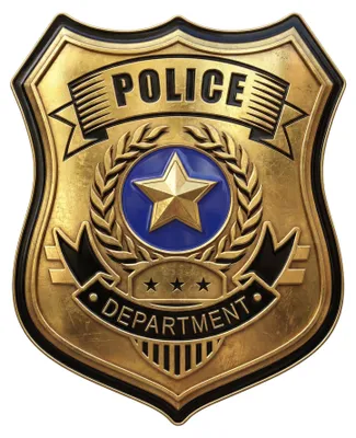 Immagine prodotto di Distintivo con emblema della polizia Accessorio di Carnevale Gioco di ruolo, Colore: Multicolore
