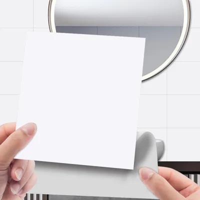 Immagine prodotto di Adesivi per piastrelle, 96 pezzi - Adesivi autoadesivi per piastrelle - PVC - Impermeabili - 15 x 15 cm - Ideali per cucina/bagno - Piastrelle adesive