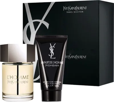 Produktbild von Lhomme by Yves Saint Laurent for Men 2 Piece Gift Set 3.3oz EDT Spray 1.6oz