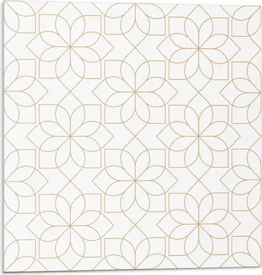 Produktbild von Geometrisches Blumenmuster – Selbstklebende Fliesen – Wandverkleidung – Wandpaneel – PVC Fliesen – Vinylflisen – PCV Flisen – Selbstklebend – Wanddeko – 20 Stück 20 x 20 cm