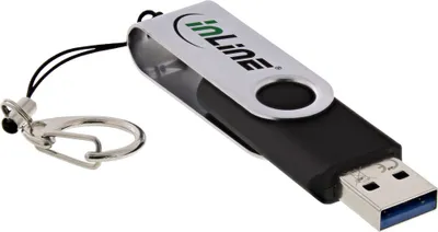 Immagine prodotto di InLine® 35063I Chiave di memoria USB 3.0 nera da 32 GB