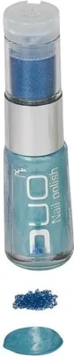 Produktbild von R15805 blau Damen Duo-Nail Polish Nagelack mit Glitter