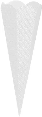 Produktbild von Goldbuch Bastel-Schultüte dreidimensionale Welle weiß 41 Zentimeter