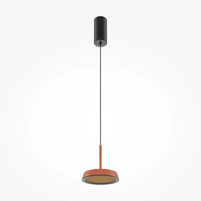 Produktbild von Maytoni LED Hängelampe 12W Schwarz Aluminium Wabenschirm Warmweiß 3000K