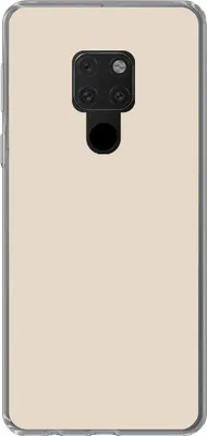Produktbild von MuchoWow® Handyhülle Schutzhülle Hülle für Telefoonhoesje Huawei P40 Lite Beige - Unifarben Silikon Softcase Handy Hülle - Handy