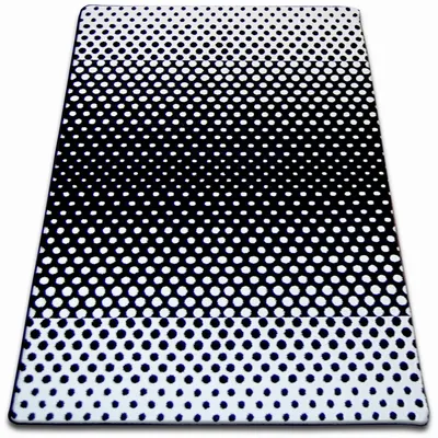 Obrázok produktu pre Koberec SKETCH - F762 biely/čierny - bodky biele 120x170 cm