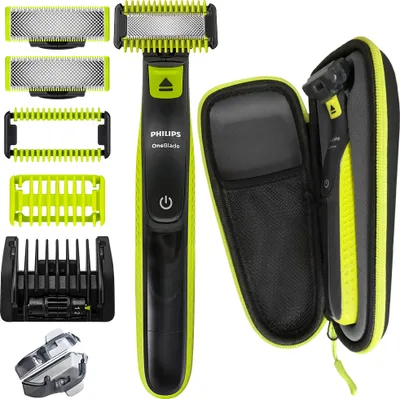 Obrázok produktu pre Philips OneBlade QP2824 30 Holiaci strojček s puzdrom Zastrihávač na tvár telo
