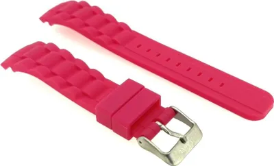 Produktbild von s.Oliver | Uhrenarmband Silikon pink 20mm weich | SO-1990-PQ