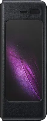 Produktbild von Samsung Leather Cover Galaxy Fold 5G black, Cover, Samsung, Galaxy Fold 5G, 18,5 cm (7.3"), Schwarz