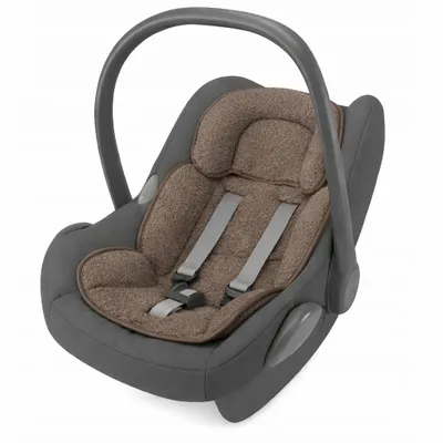 Produktbild von Sitzverkleinerer - Bouclé -Einlage Baby Kind Auto Kindersitz Babyschale Einsatz - Braun