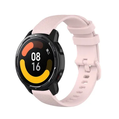 Produktbild von Strap-it Xiaomi Watch S1 Luxus- Silikonarmband (Rosa)