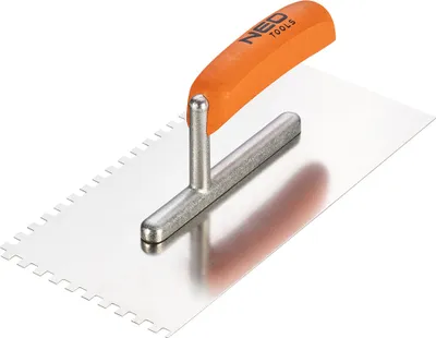 Zdjęcie produktu dla NEO TOOLS Paca z zębami, 270 x 128 mm, ząb 6 x 6 x 6 mm, uchwyt drewniany