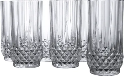 Produktbild von CreaTable, 23225, Longchamp Eclat Transparent, Longdrinkbecher 6-tlg, Glas