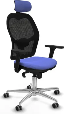 Produktbild von Bürostuhl mit Kopfstütze Jorquera Piqueras y Crespo 3D086G2 Hellblau