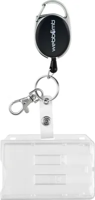 Produktbild von Ausweis Halter Kartenhalter Ausweishülle mit JoJo + Gürtel Clip SkipassHalter