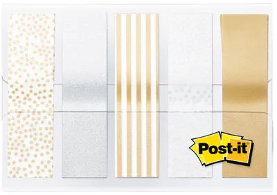 Produktbild von Post-it Haftmarker Index Mini Metallic 11,9 x 43,2 mm 5 x 20 Haftmarker