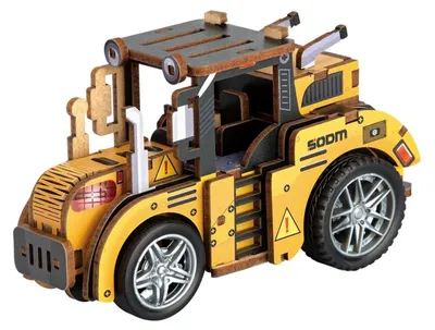 Imagen del producto de 2Kids Toys: Juguete de madera 3D, rompecabezas de tractor