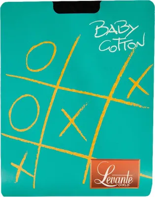 Obrázek produktu pro Dívčí punčocháče, 1 pár, bavlna a mikrovlákno, 70 den, 77 dtex, punčocháče LEVANTE, model BABY Bavlna COLLANT, velikost Anni 1/3, 50 % bavlna, 43 % polyamid, 7 % Elastan