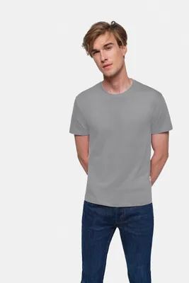 Immagine prodotto di HAKRO® 10008654326266 HAKRO® Herren T-Shirt "Classic" 292 grau Größe XL