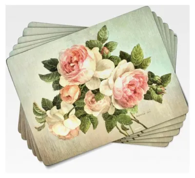 Produktbild von Pimernel 6 Platzsets - Antike Rosen - 30,5 x 23,0