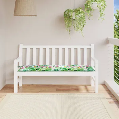 Produktbild von "2026 Promotion" Gartenbank-Auflage Mehrfarbig 150x50x7 cm Oxford-Gewebe - Gartenmöbelauflagen CC21983