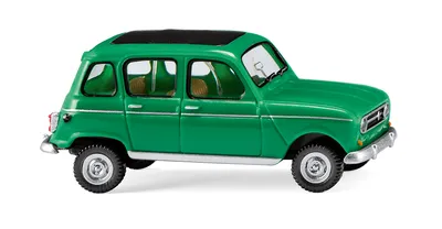 Produktbild von Wiking 022446 H0 Renault R4 mit Faltdach grün Spur HO 1:87