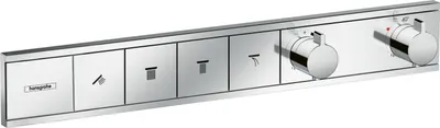 Produktbild von Thermostat RainSelect f UP-Thermostat 4 Verbraucher chrom verchromt Unterputz Fertigset 4 Verbraucher