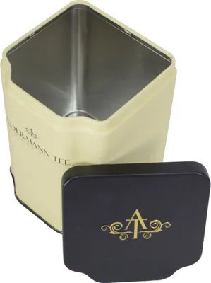 Produktbild von Teedosen 6,12, 24er-Set "Aldermann Tee" Teedose, mit Deckel 8x8x11 cm