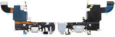 Produktbild von Original iPhone 6S Ladebuchse Microfon USB Dock Connector Audio Jack Flex Weiß & Werkzeug