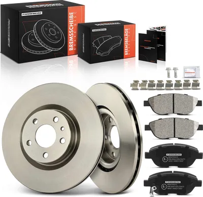 Immagine prodotto di Frankberg 2x dischi freno 4x pastiglie freno asse anteriore per Fiat 500L 351 352 0.9L 1.2L 1.4L anno dal 2012