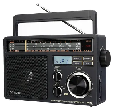 Productafbeelding van Draagbare Radio, FM AM SW met krachtige luidsprekers