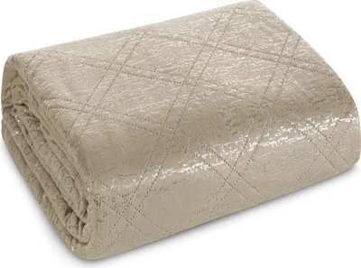 Produktbild von Eurofirany Tagesdecke 200x220 beige Bettüberwurf gesteppt