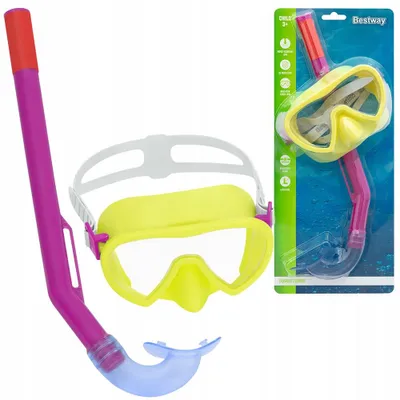 Image de Ensemble Bestway masque avec tuba pour la natation pour enfants à partir de 3 ans 24036