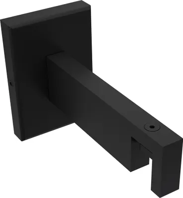 Produktbild von Interdeco Träger mit Abstand 9 cm / Wandhalterung für Gardinenstangen 14 x 35 mm, 1-läufig Schwarz, Typ Smartline