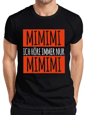 Obrázok produktu pre MIMIMI Vždy počujem len humor Mimimi, ktorý hovorí Sarcasm Annoyed Pánske tričko, čierne, S