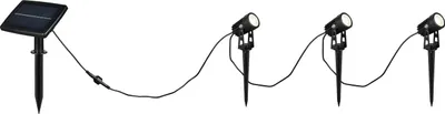 Produktbild von Reality R83256332 Obidos LED Strahler 3x0,5W Schwarz Matt IP44 neutralweiss