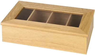Produktbild von APS-Germany 11576, Braun, Transparent, Acryl, Holz, Rechteck, 335 mm, 200 mm, 90 mm
