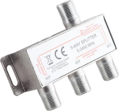 Produktbild von F-Serie; Stammverteiler 3-fach; 5-2400 MHz DC 85dB
