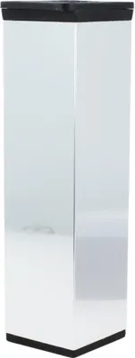 Produktbild von Möbelfuß Ersatz Fuß Möbelstütze Schrankfüße Höhenverstellbar Aluminium diverse Höhen und Farben Chrom 150mm