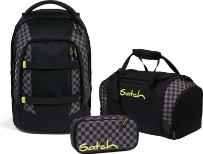 Produktbild von Satch Schulrucksack-Set PACK Dark Skate, Mäppchen + Sporttasche