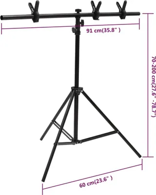 Produktbild von vidaXL Fotostudio-Set mit Leuchten, Hintergrund und Reflektor