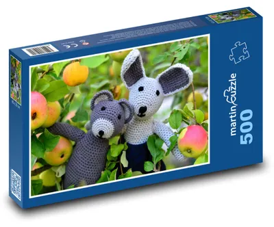 Obrázok produktu pre martinpuzzle - Puzzle 500 - Medviedatko - Zajícik, háckovanie