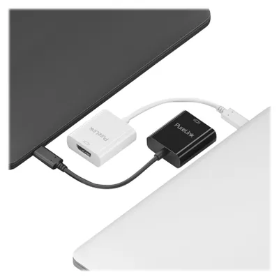 Productafbeelding van PureLink Adapter 0,10m iSerie IS181, USB-C naar HDMI, 4K60Hz, zwart