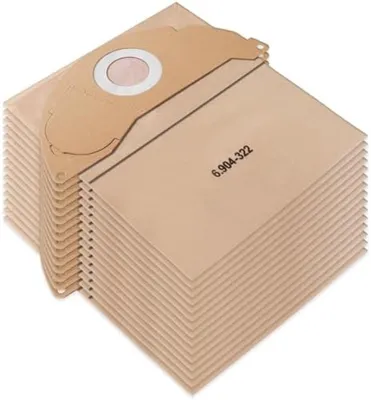 Productafbeelding van PromoHome® 15 stuks filterzakken, geschikt voor Kärcher WD2, MV2, WD2.200 tot WD2.550