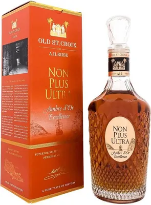 Produktbild von Old St. Croix (A.H. Riise) Non Plus Ultra Ambre d'Or Excellence + Box 700ml 42% Vol.